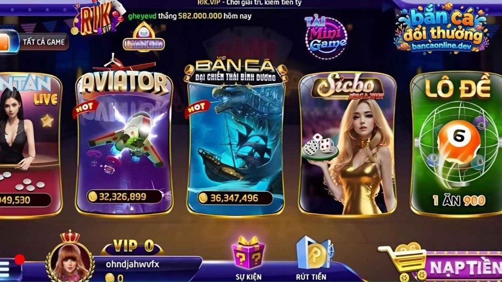 Thông tin về game bắn cá Rikvip